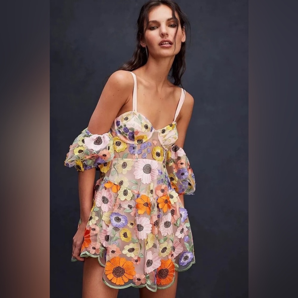 COPY - FOR LOVE & LEMONS Prato Mini Dress